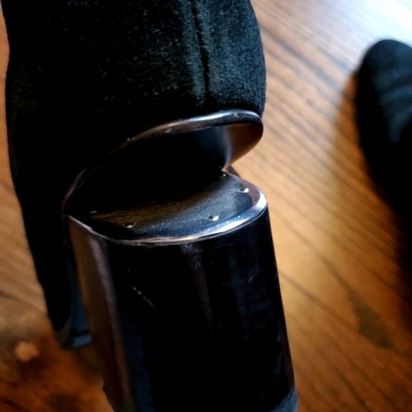 Alexander Wang Gabi cut out black suede bootie boots size 36 - Picture 5 of 8